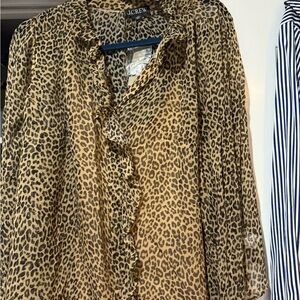 J. Crew Women's Animal Print Blazer